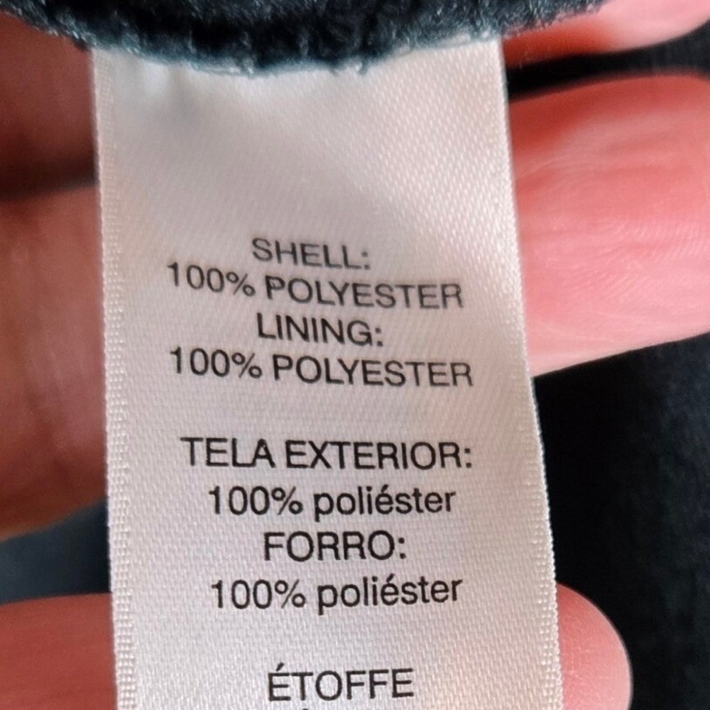 Chicos Sleeveless Mock Neck Tie Neck Dress Teal Blue Size 2 - Picture 10 of 10